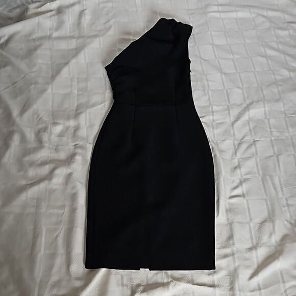 Adyce Women's One Side Off The Shoulder Bodycon Midi Dress Small Black - Picture 16 of 16